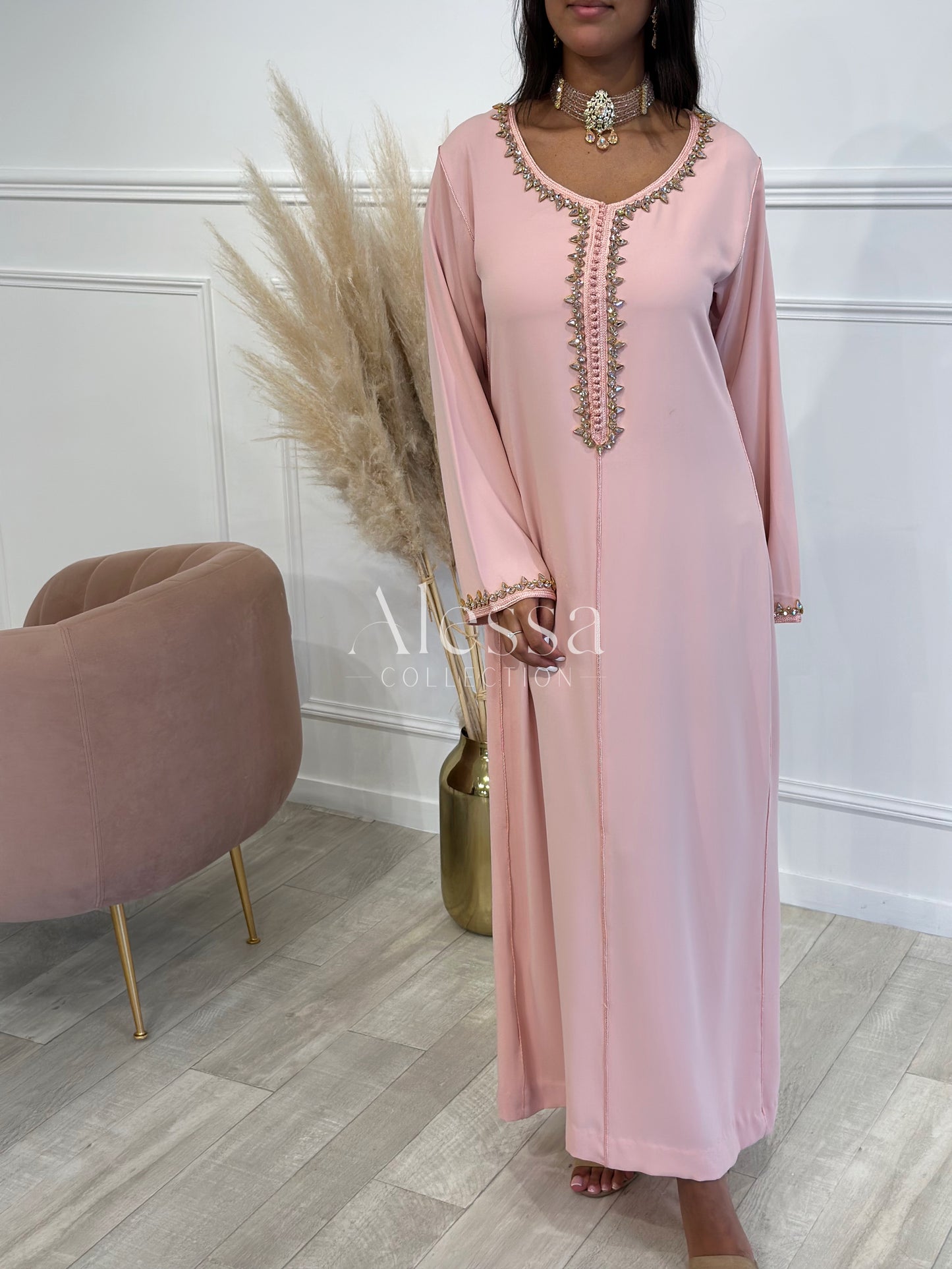 ABAYA BARAH ROSE CLAIR