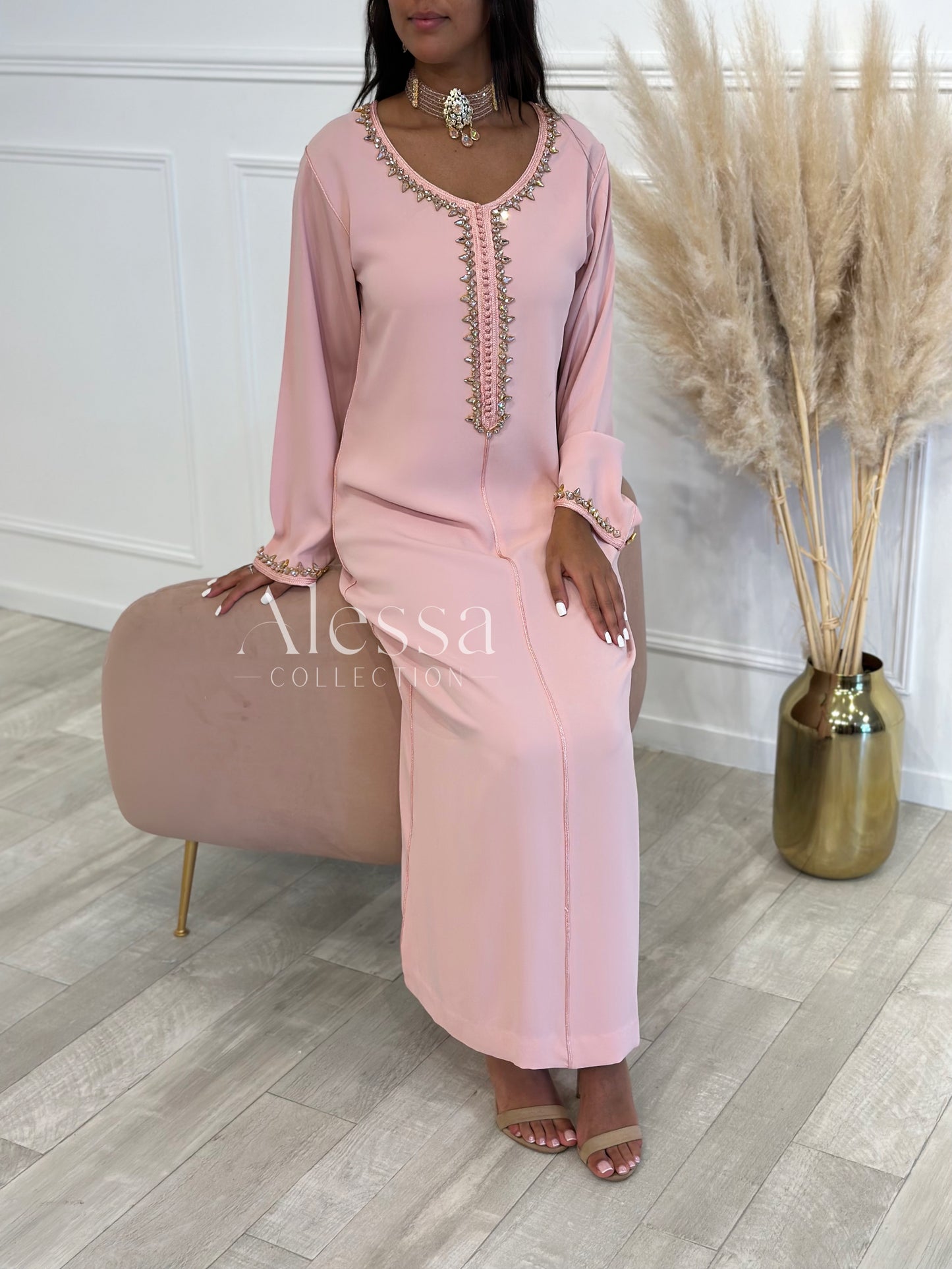 ABAYA BARAH ROSE CLAIR