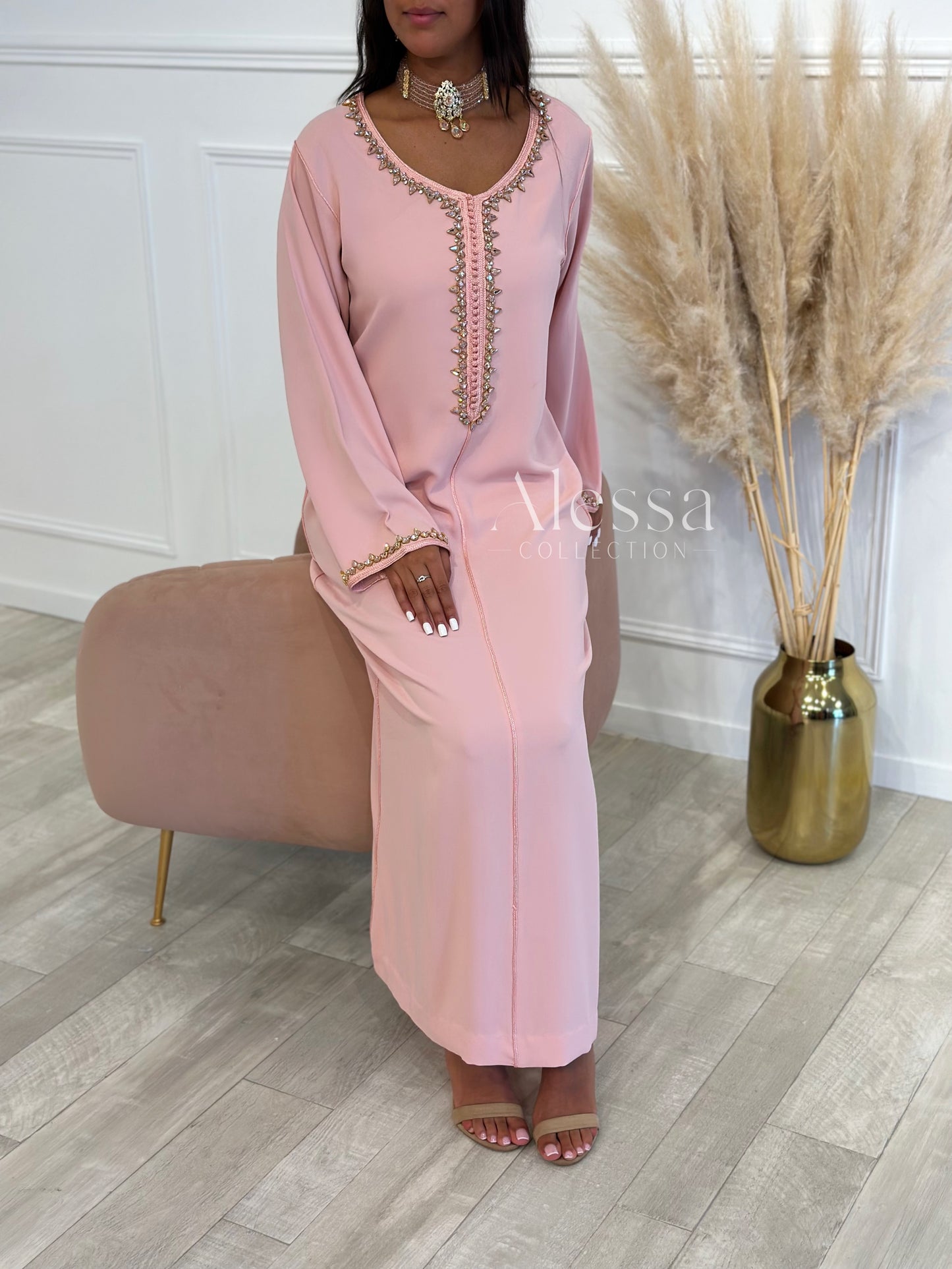 ABAYA BARAH ROSE CLAIR