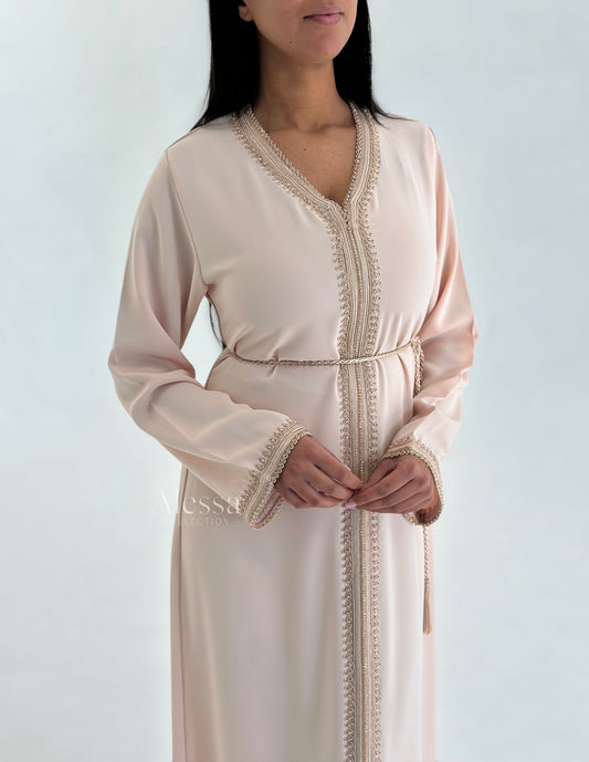 CAFTAN MYRA BEIGE ROSE