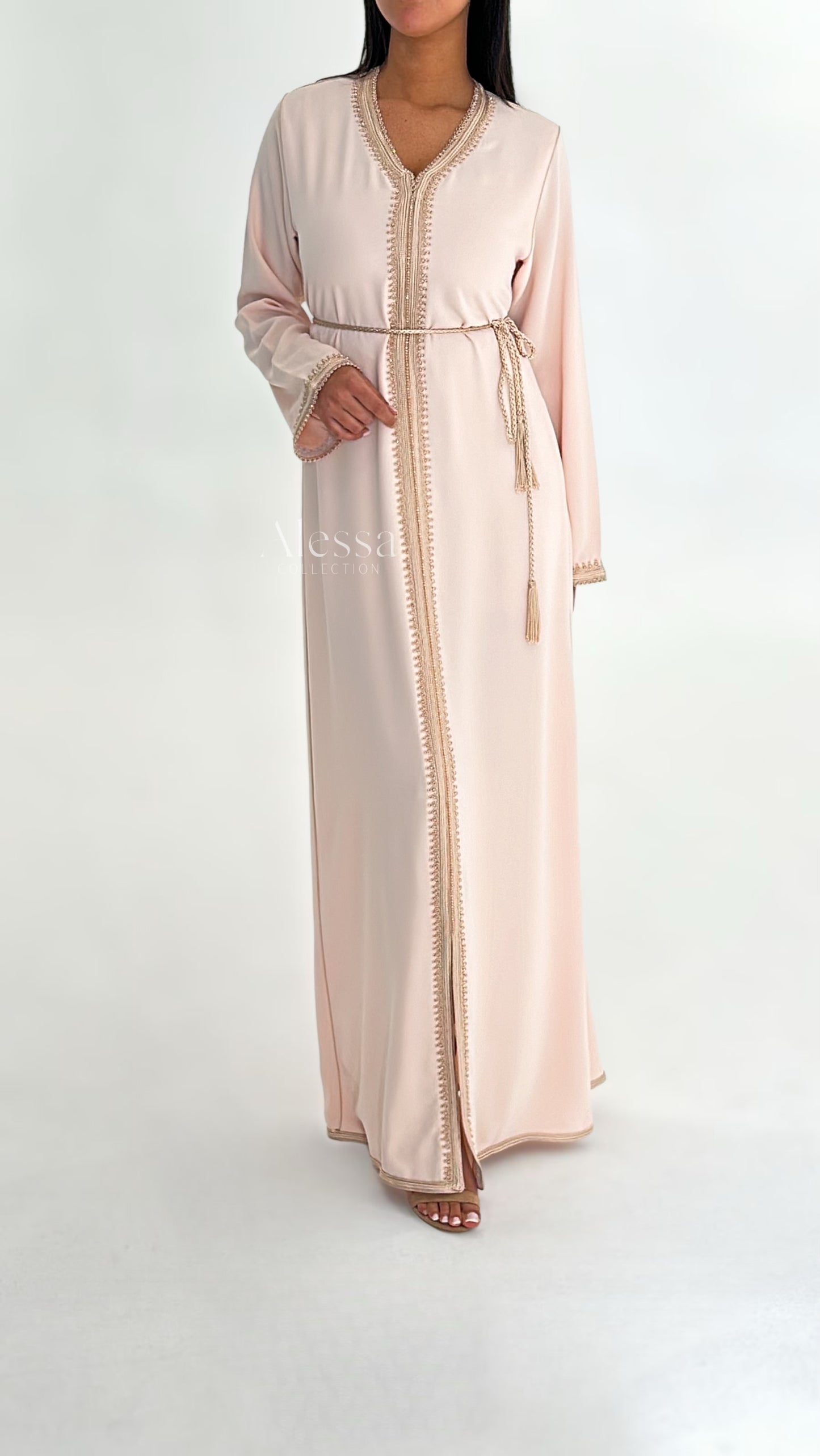 CAFTAN MYRA BEIGE ROSE