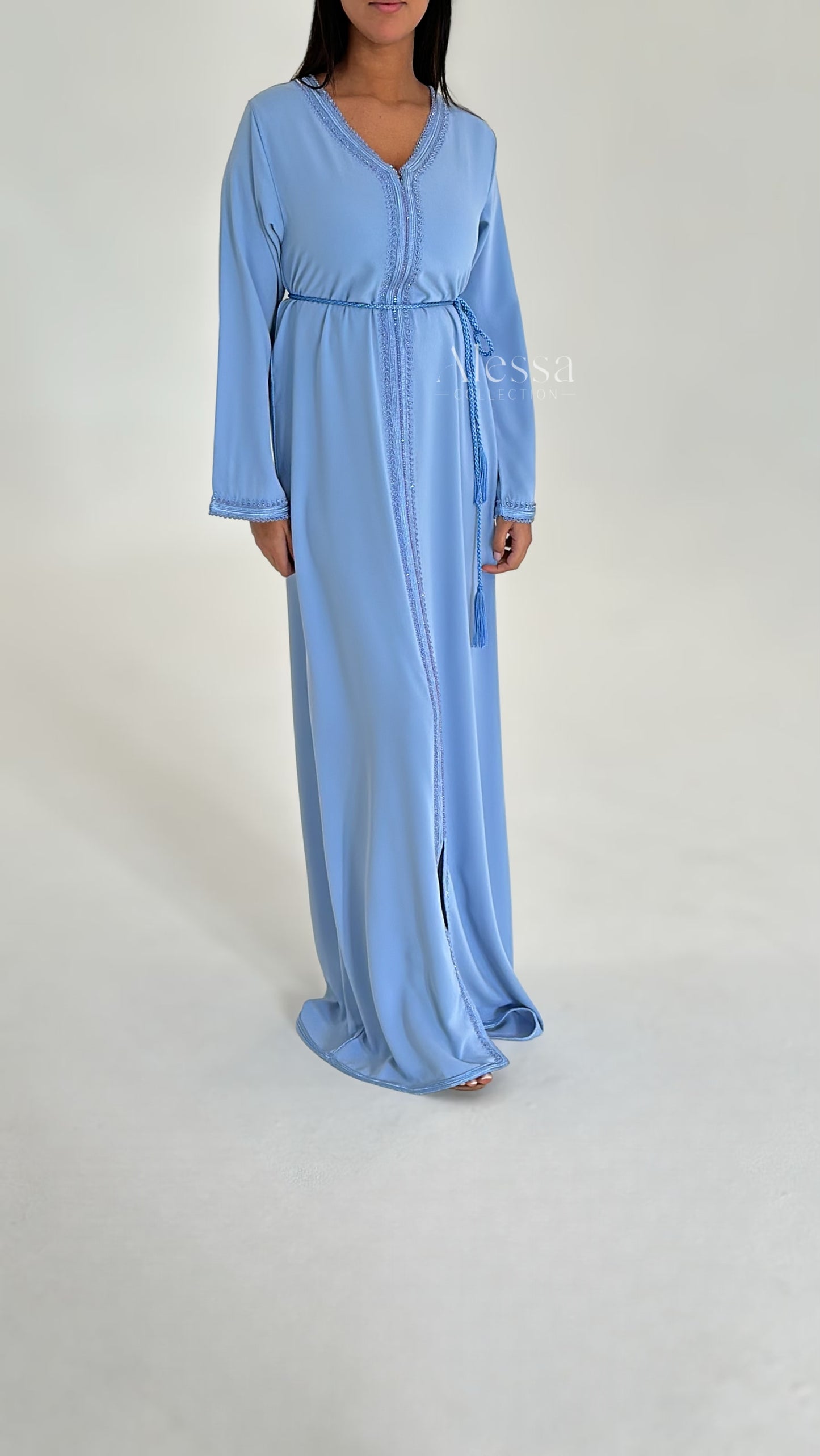 CAFTAN MYRA BLEU CIEL