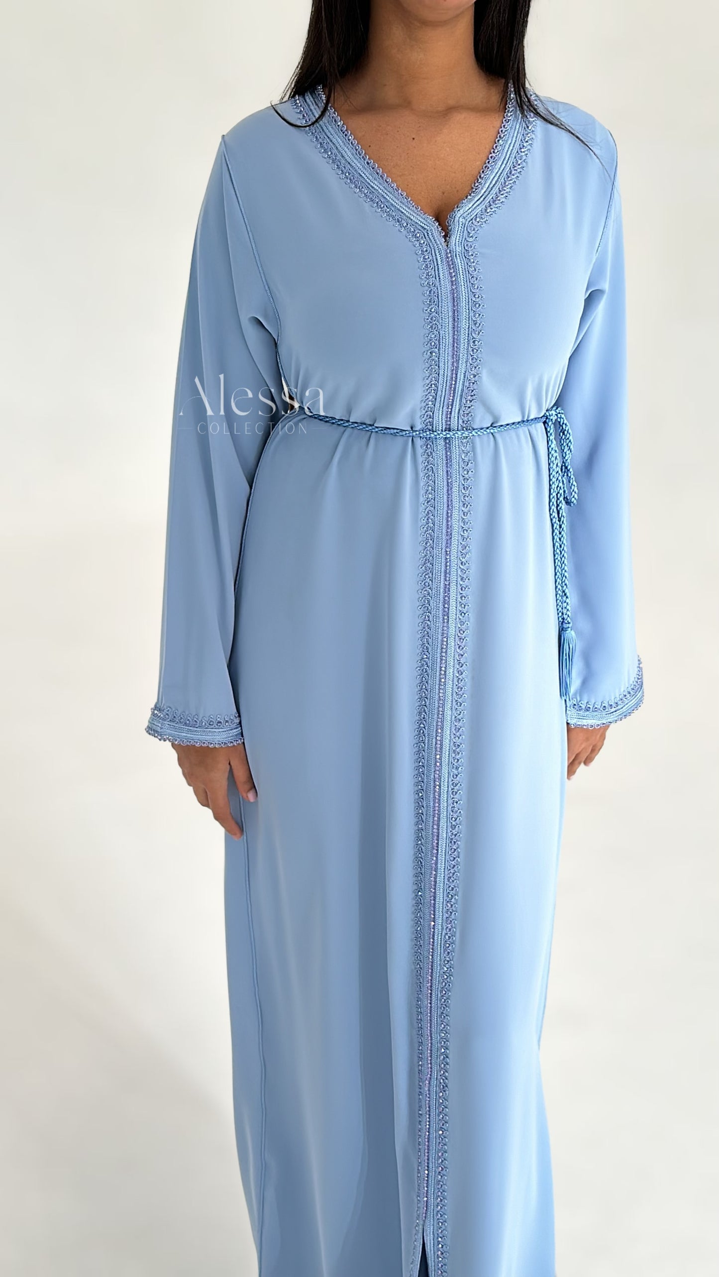 CAFTAN MYRA BLEU CIEL