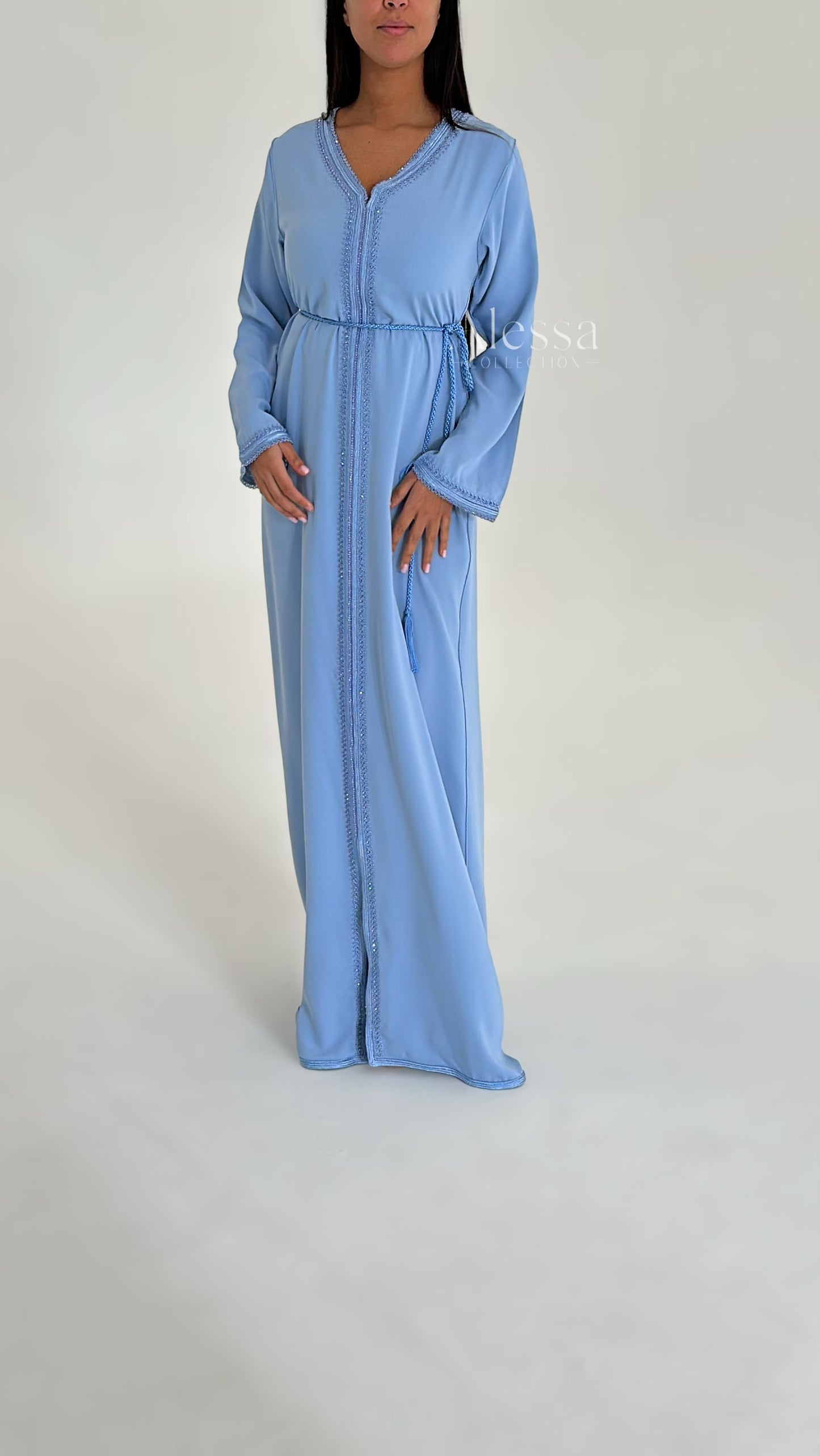 CAFTAN MYRA BLEU CIEL