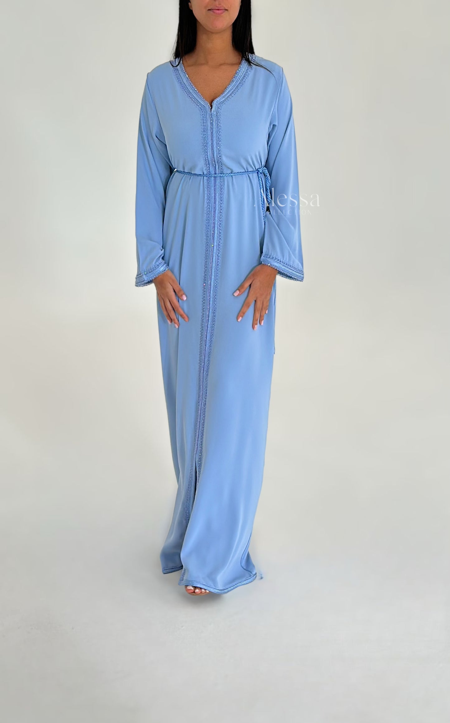 CAFTAN MYRA BLEU CIEL