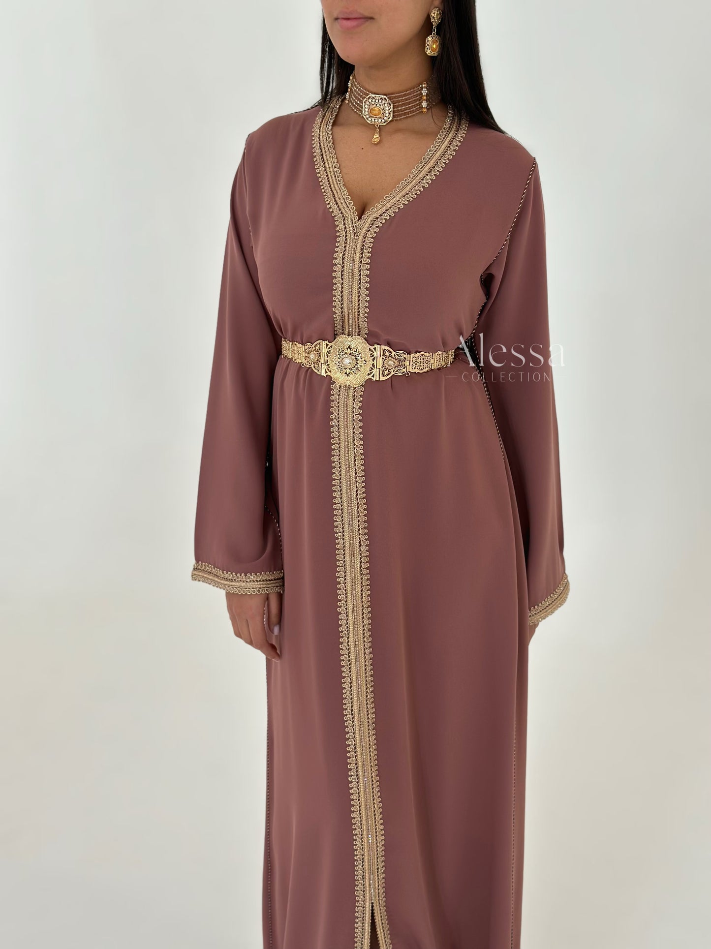 CAFTAN MYRA CHOCOLAT