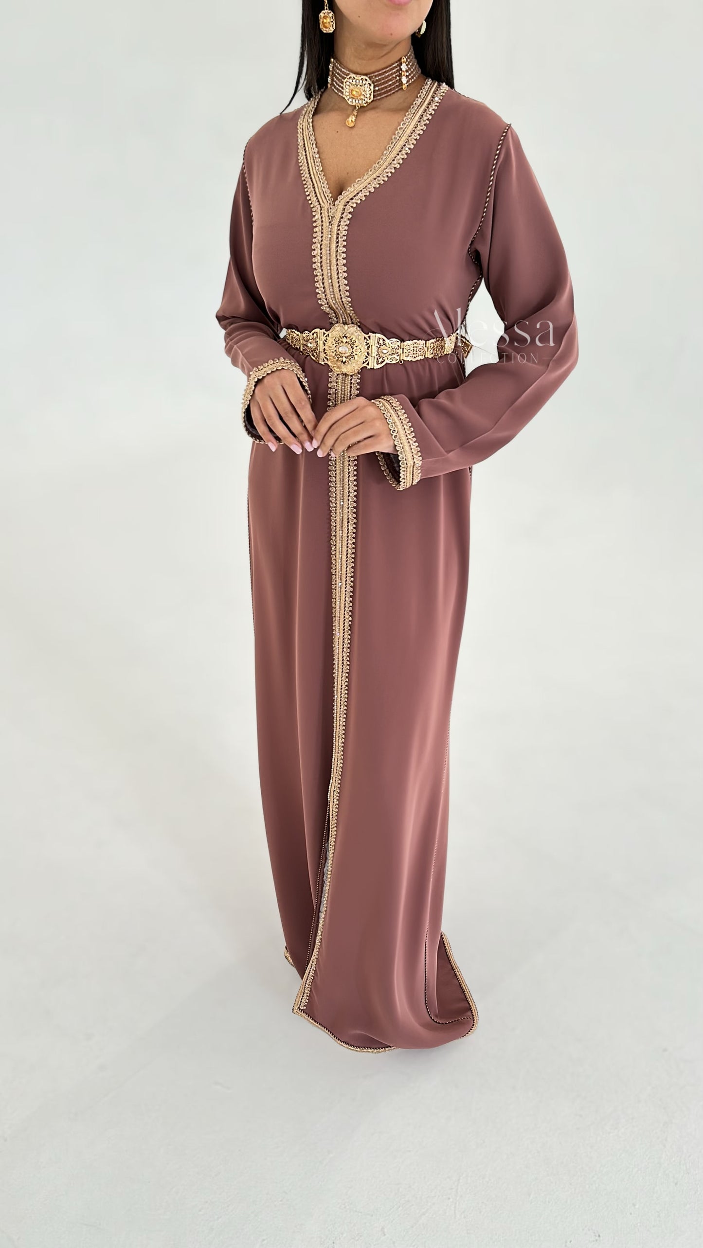 CAFTAN MYRA CHOCOLAT