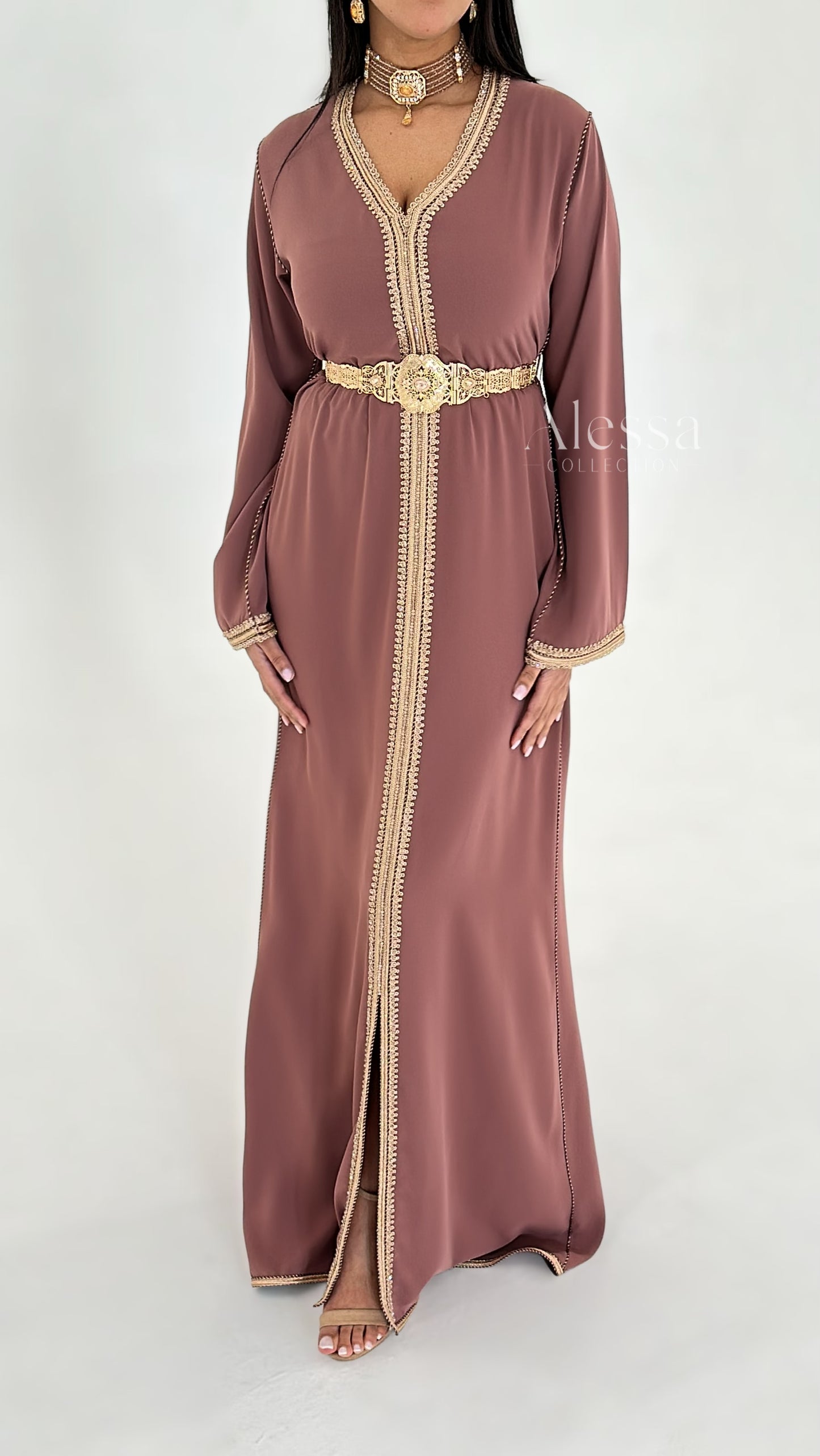 CAFTAN MYRA CHOCOLAT