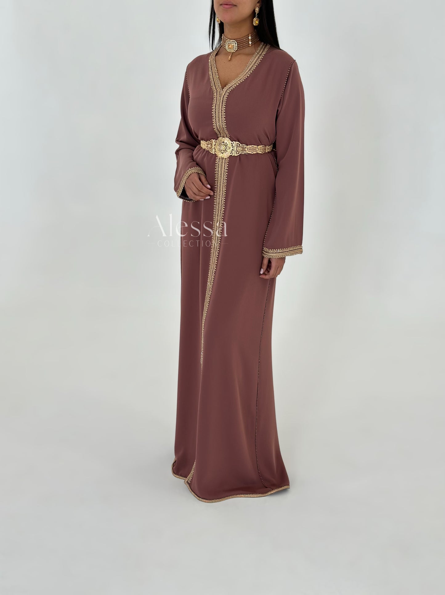 CAFTAN MYRA CHOCOLAT