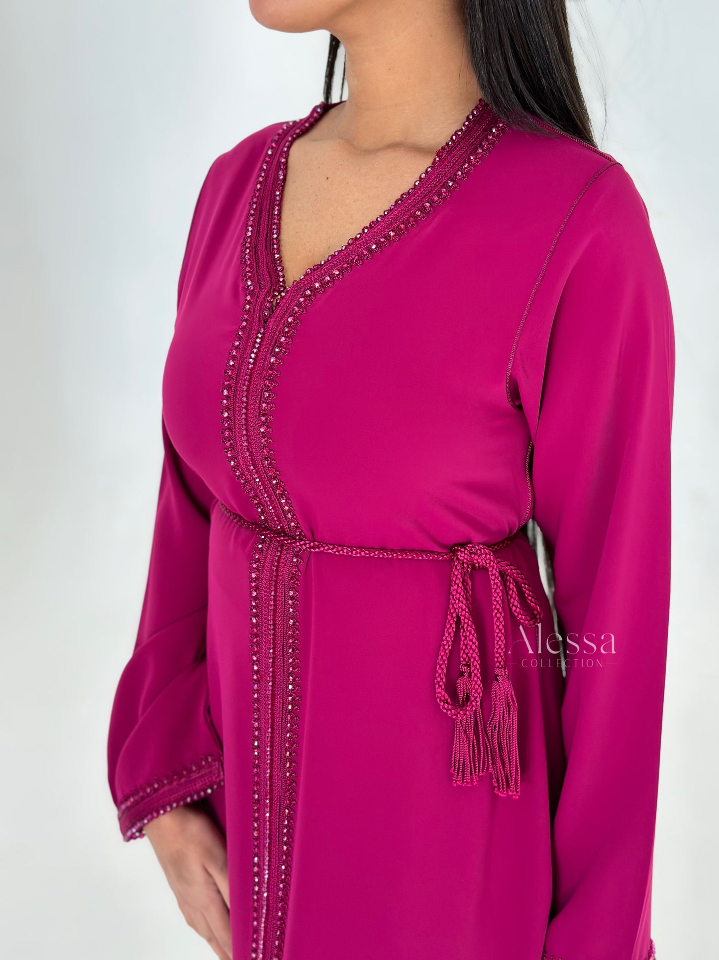 CAFTAN MYRA POURPRE