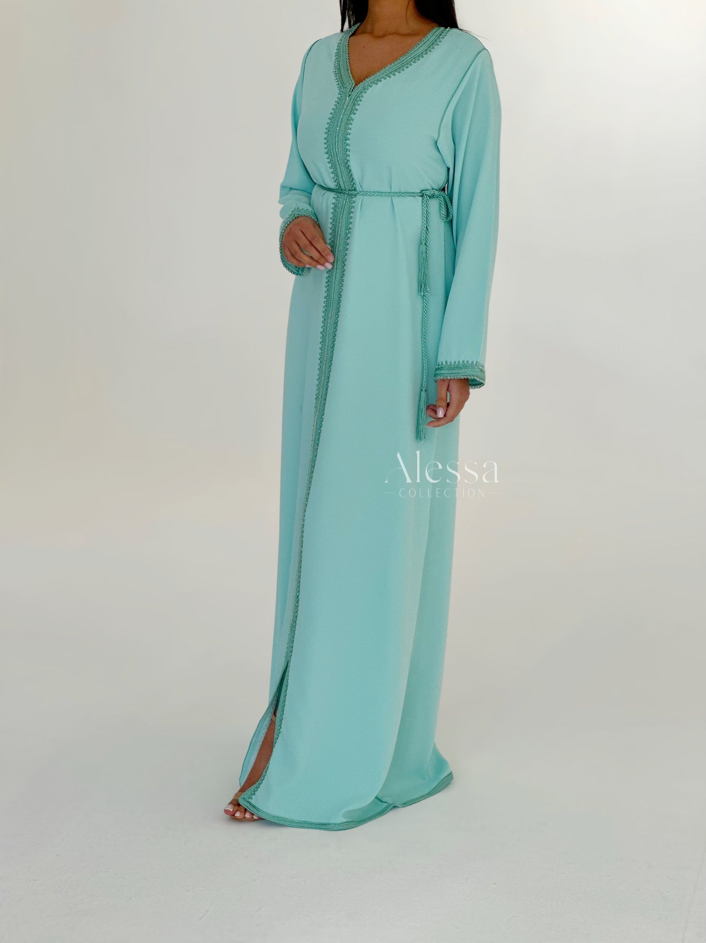 CAFTAN MYRA VERT EAU