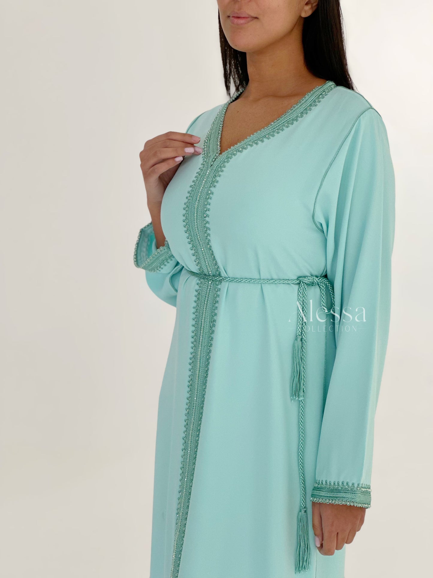 CAFTAN MYRA VERT EAU